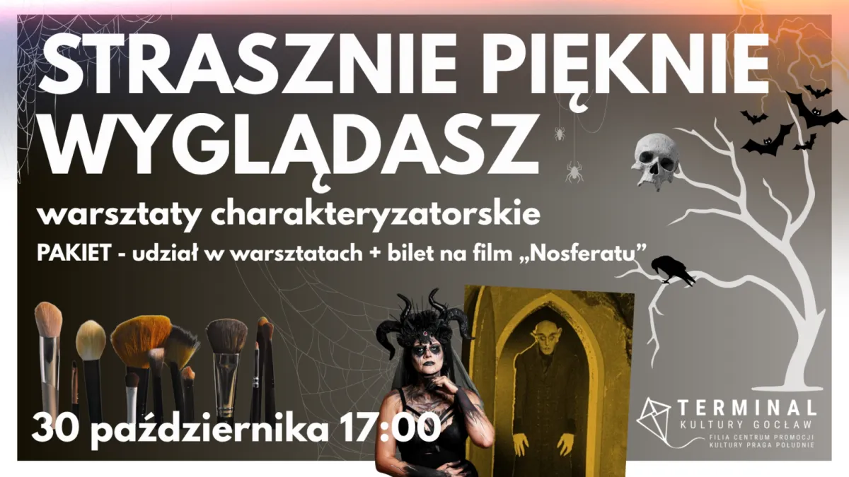 STRASZNIE PIĘKNIE WYGLĄDASZ – Warsztaty charakteryzacji filmowej